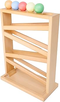 Amazon.co.jp: モンテッソーリボールトラッカー 木製ボール